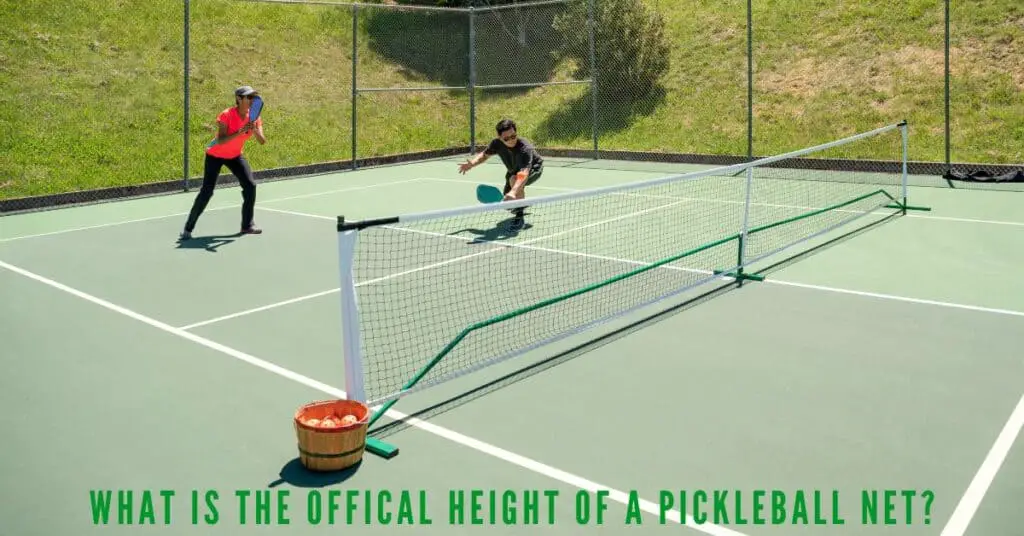 Pickleball net height