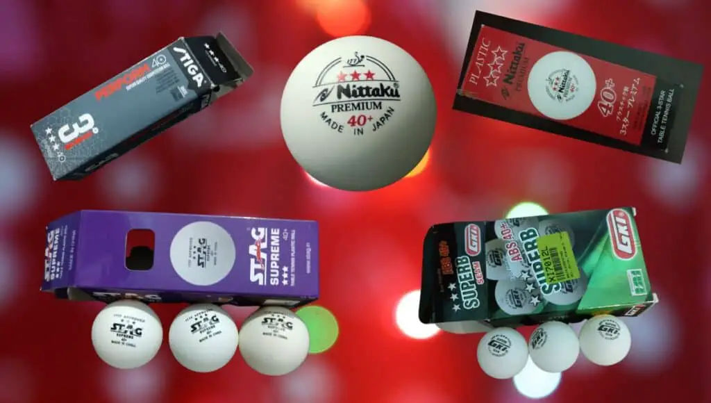 Reviews of the best table tennis balls in india