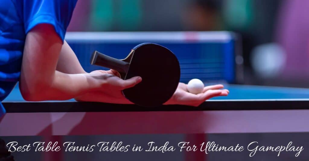 The 6 Best Table Tennis Tables in India (2024) for Ultimate Gameplay