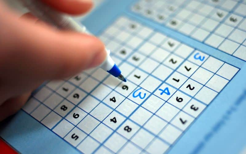 Sudoku, a puzzle game
