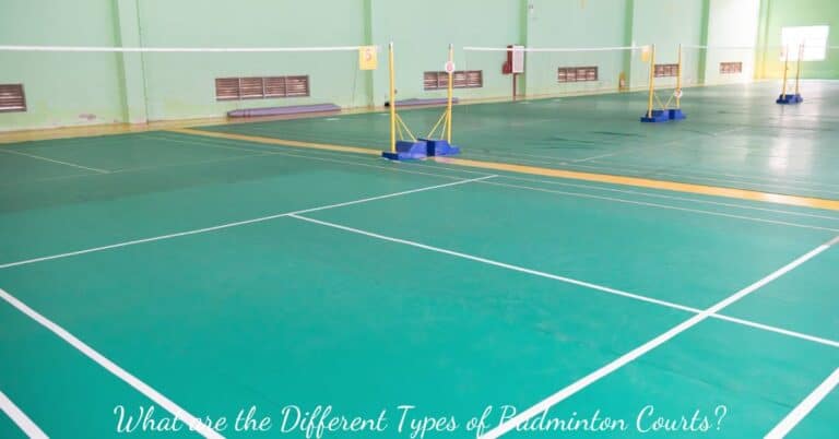 Types of court surfaces used in the game of badminton